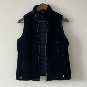 Velvet Puffer Vest
